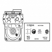 Suburban Mfg Water Heater Gas Valve 161109/ 161122 Solenoid 521073