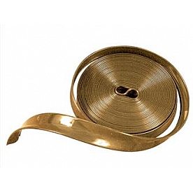 Camco Trim Molding Insert 1 inch x 100' Brown Vinyl - For Aluminum Roof Edge - 25232