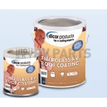 Dicor Corp. Roof Coating for Fiberglass RV Roofs - RP-FRCT-1