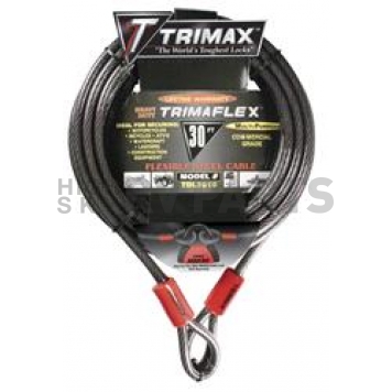 Trimax Locks TRIMAFLEX Universal Security Cable 30' x 10mm - TDL3010