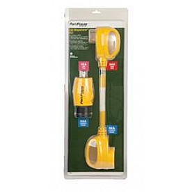 Marinco ParkPower One Piece Adapter 30 Amp Locking Connector & 15 Amp Plug - S15-30RV