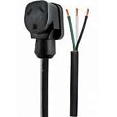 AP Products Power Cord Not Detachable - 30 amp 18 inch Length Black - 16-00565