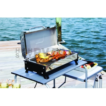 Camco Barbeque Grill Electric Stainless Steel - 58120-5