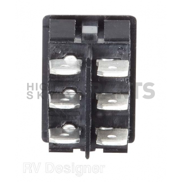 RV Designer Multi Purpose Switch - Single Black - S451-1