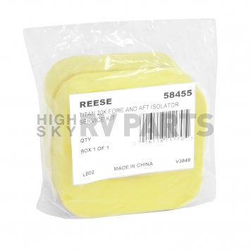 Reese Fifth Wheel Trailer Hitch Hardware - Replacement Pivot Beam Isolators 58455-1