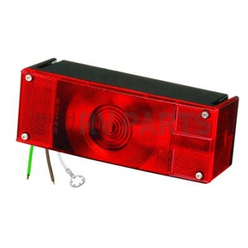 Bargman 7-Function Incandescent Bulb Trailer Tail Light Curbside Red Rectangular