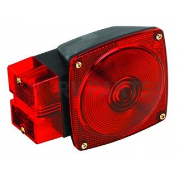 Bargman 7-Function Trailer Tail Light Rectangular with Red Lens 6.29 Inch Length - 2523074