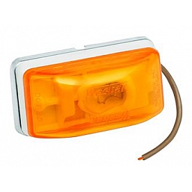 Bargman Clearance Marker Light - 2-1/8 Inch x 1-1/16 Inch  Amber - 203233