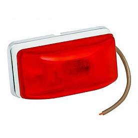 Bargman Clearance Marker Light - 2-1/8 Inch x 1-1/8 Inch Incandescent Red - 203234
