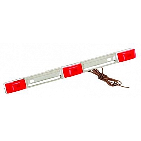 Bargman Clearance Marker Light - 14-1/2 Inch x 1 Inch  Red - 203315
