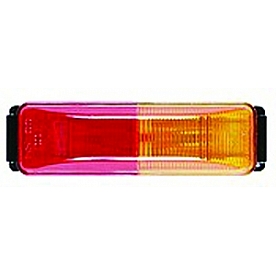 Bargman Clearance Marker Light - 3-13/16 Inch x 1-1/4 Inch  Red/ Amber - 40-38-004