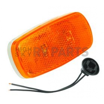 Bargman Clearance Marker Light - 4 Inch x 2 Inch LED Amber - 47-59-402