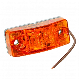 Bargman Clearance Marker Light - 2.64 Inch x 0.97 Inch LED Amber - 47-99-402