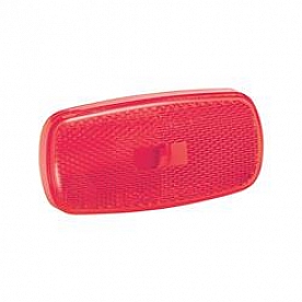 Bargman Trailer Replacement Light Lens - 4 inch x 1-1/32 inch Red - 30-59-010
