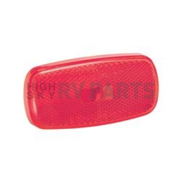 Bargman Trailer Replacement Light Lens - 4 inch x 1-1/32 inch Red - 30-59-010
