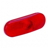 Bargman Trailer Stop/ Tail/ Turn Light Stud Mount Oblong with Red Lens  - 44-06-001