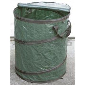 Faulkner Trash Can - Free Standing Green Polyethylene - 45640
