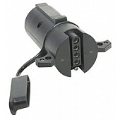 Husky Towing Trailer Wiring Connector Adapter 7-Way Blade To 5 Flat - 30692