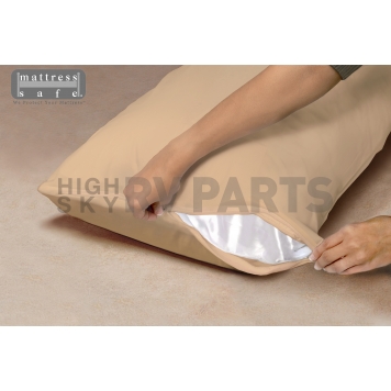 Mattress Safe Pillow Protector 21 inch x 27 inch Beige Standard - CWPS-STD FN