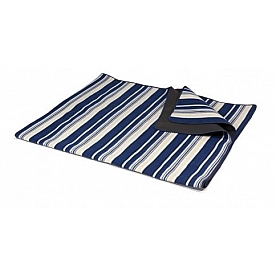 Picnic Time Picnic Blanket 80 inch x 70 inch Blue Stripes - 920-00-107-000-0