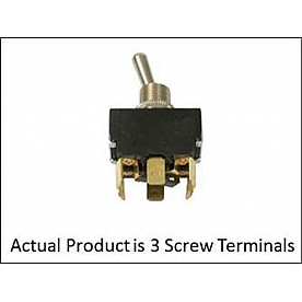 Pollak Multi Purpose Toggle Switch On-Off-On 12 Volt 3 Screw Terminals - 34-573V
