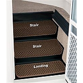 Prestofit Step Rug 13-1/2 Inch x 23-1/2 Inch Merlot 5-0063