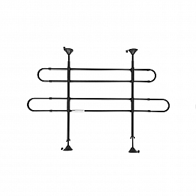 Reese Pet Barrier 65 inch x 45 inch 4-Bar Tubular Silver - 1390800