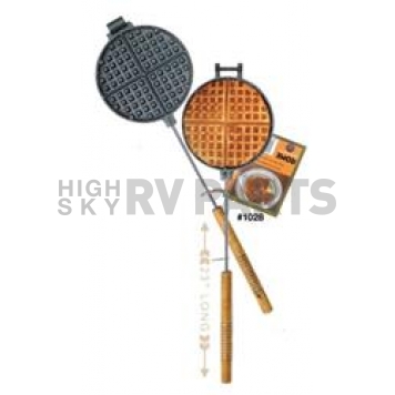Rome Industry Campfire Cookware Waffle Iron - 1028