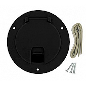 Valterra Round Cable Hatch Black A10-2135BKVP