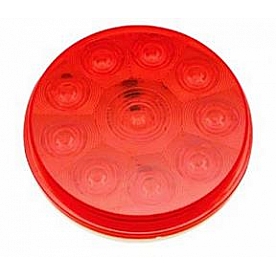 Valterra Trailer Stop/ Turn Light 10-LED Bulb Round Red 4.25 inch