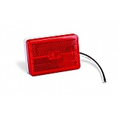Wesbar Trailer Clearance Light LED Rectangular with Red Lens