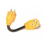 Camco Dogbone 30AM / 50AF Power Grip 12 inch Adapter 4 Prong - 55422