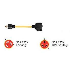 Marinco Power Cord Adapter 30 Amp - 3030GPA