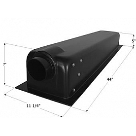 Icon 8 Gallon Waste Holding Tank - 11-1/4 Inch x 44 Inch x 7 Inch