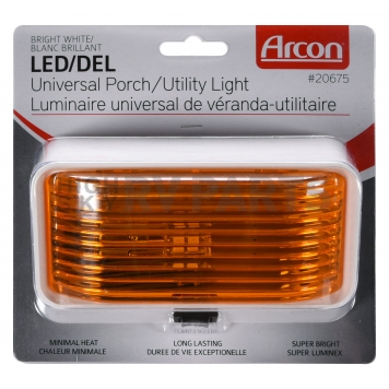 ARCON Porch Light LED Rectangular Amber - 20675-4