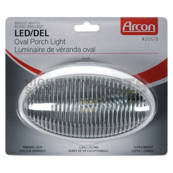 ARCON Porch Light LED Oval Clear - 20678-4