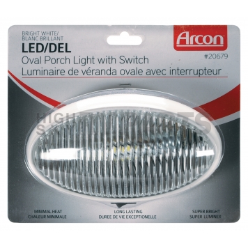 ARCON Porch Light LED Oval Clear - 20679-4
