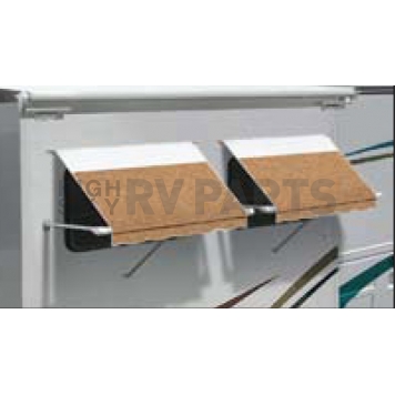 Carefree RV Awning Window - 3 Feet - Cadet Gray Solid - IB03A1023-4