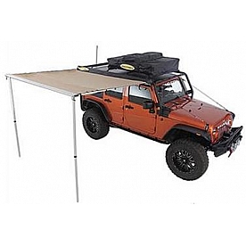 Smittybilt Overlander Tent Awning 78 inch x 78 inch Brown/ Tan - 2787 