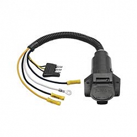 Tow Ready Trailer Wiring Connector  7 Blade To 4 Flat Plastic - 20321