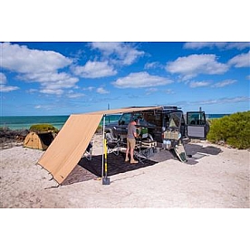 ARB Awning Sun Block Panel 82.68 Inch Width x 82.5 Inch Length Tan - 813107