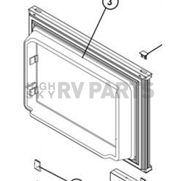 Norcold Refrigerator Door Liner 623272