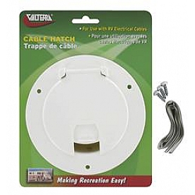 Valterra Round Cable Hatch Polar White A10-2135VP