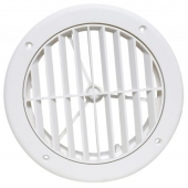 Valterra Heating/ Cooling Register - Round White - A10-3363VP