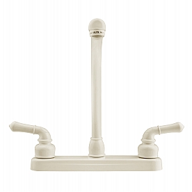 Dura Faucet Kitchen  Bisque Parchment Plastic Body With Brass Spout - DF-PK210C-BQ