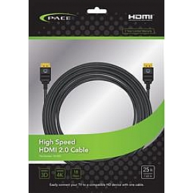 Pace International HDMI Cable 25' Length - 115-025