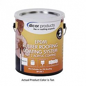 Dicor Corp. Roof Coating Tan for EPDM Rubber Roof - RP-CRCT-1