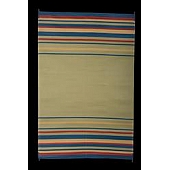 Faulkner RV Patio Mat 20 Feet x 8 Feet Blue/ Brick/ Beige/ Green - 68847