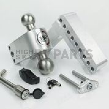 Weigh Safe Hitch Ball Mount 2 Inch Receiver  x 6 Inch Drop - LTB6-2-1