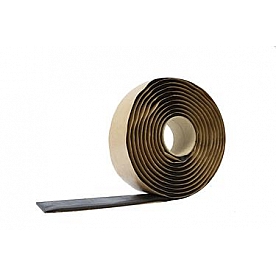 Putty Tape Gray 1/8 Inch Thick x 1 Inch Width x 30 Foot Roll - Case Of 16